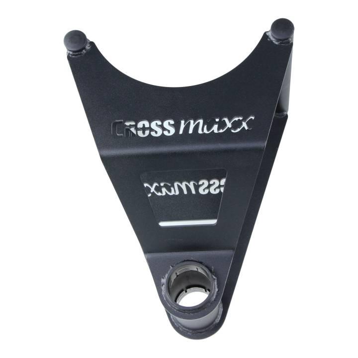 Crossmaxx V-handle til landmine i sort pulverlakk
