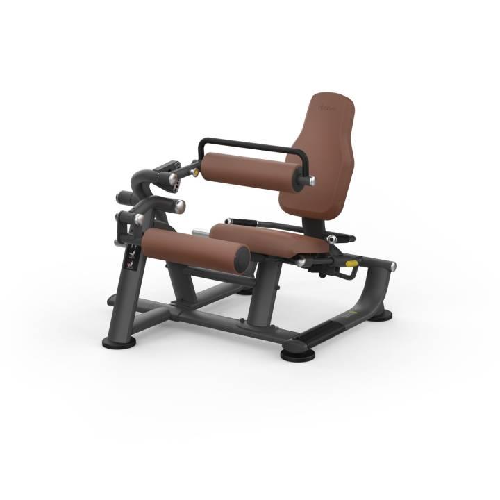 Intenza Zone Line sittende leg curl i matt sort