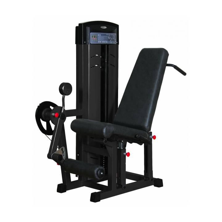 Inter Atletika kombimaskin for leg curl og leg extension i sort