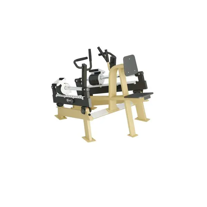 Inter Atletika Rowing Machine Galvanized, gråmalt galvanisert roing maskin
