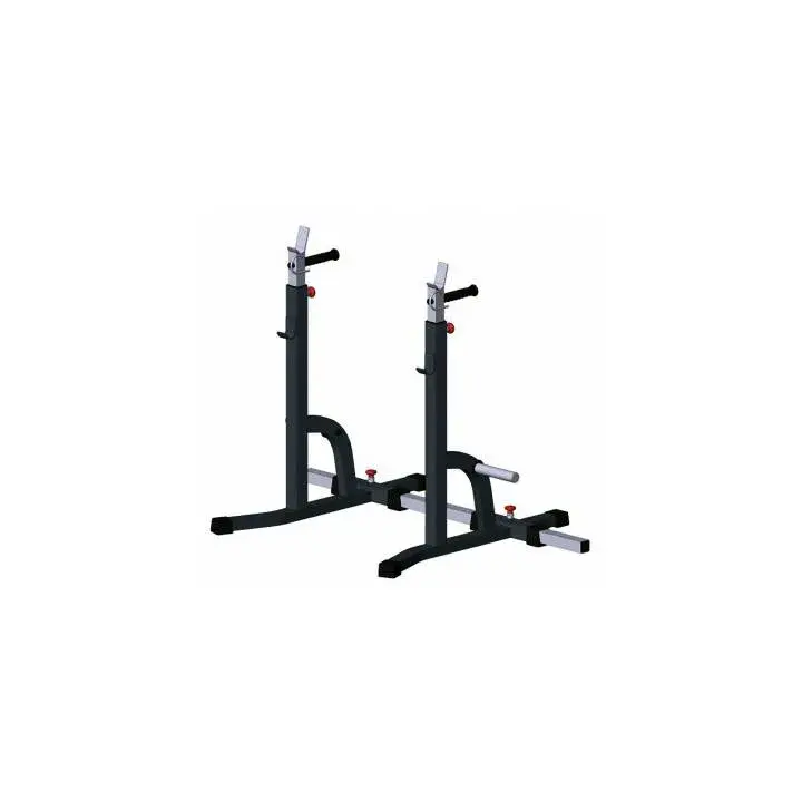 Inter Atletika Universal Squat Rack i sort stål med justerbare J-cups