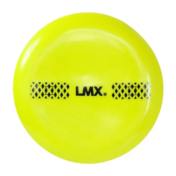 LMX. Air Stability Balansetrener i gul farge, luftfylt balansepute med diameter 33 cm