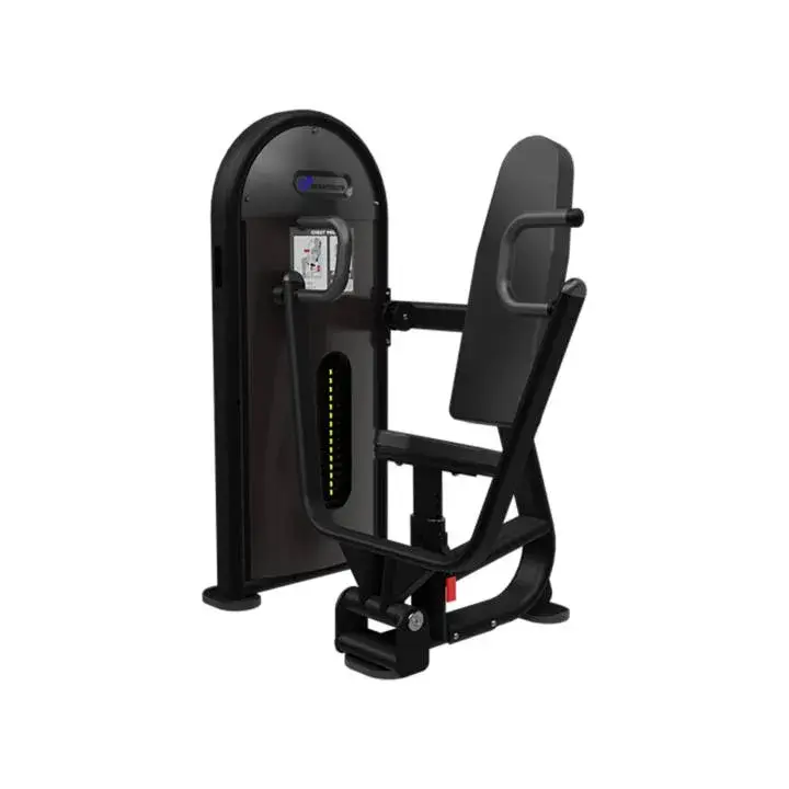 Nautilus Instinct Chest Press i svart, sittende brystpress maskin