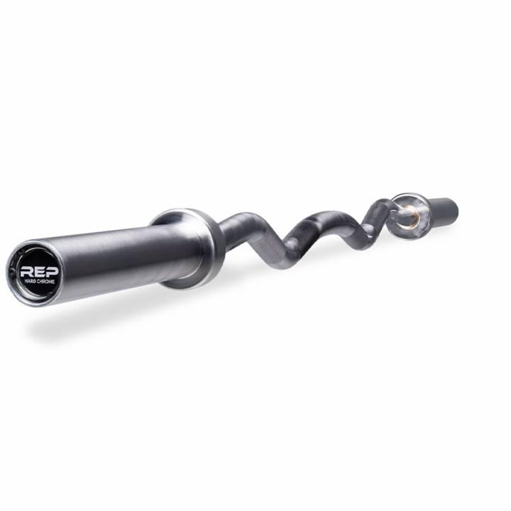 REP Fitness EZ Curl Bar i hard krom