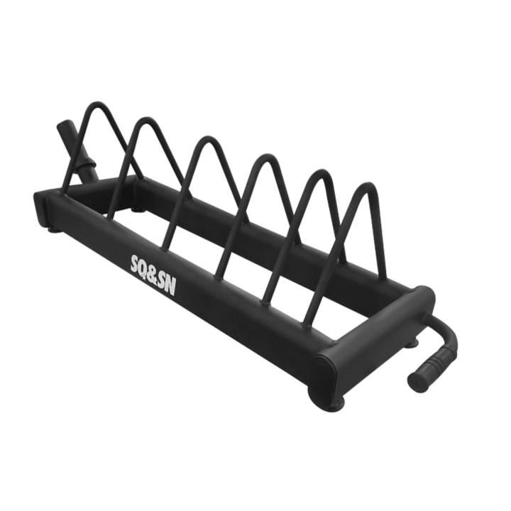 SQ&SN Bumper Plate Rack i sort stål