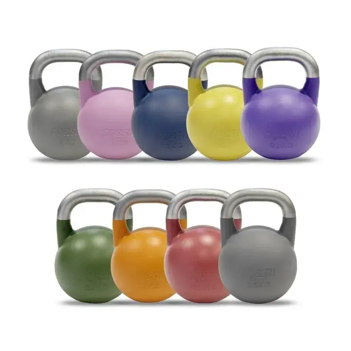 SQ&SN Competition Kettlebell V2 i turkis/grønn farge på hvit bakgrunn