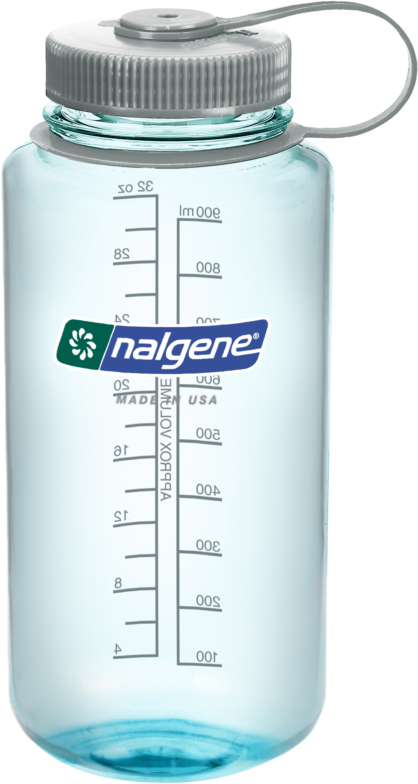 Nalgene Wide Mouth Sustain 1 liter i seafoam grønn farge