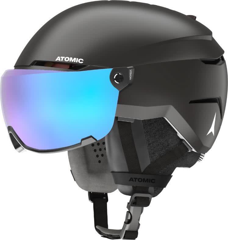 Atomic Savor Visor skihjelm med integrert visir og 360-graders justeringssystem