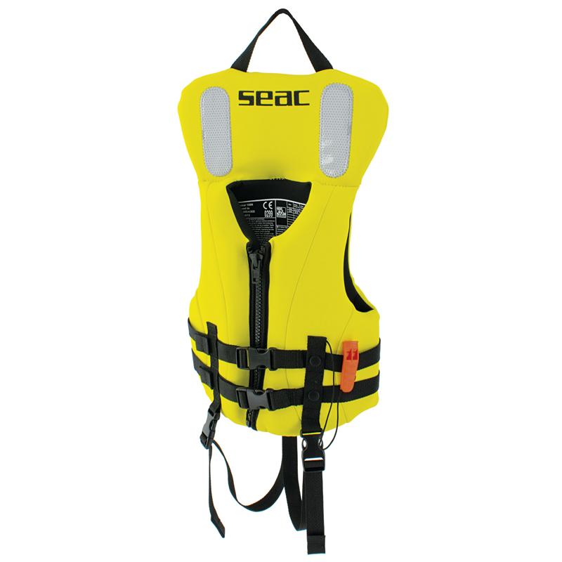 Seac PFD Junior Hydro barneredningsvest i gul og oransje farge