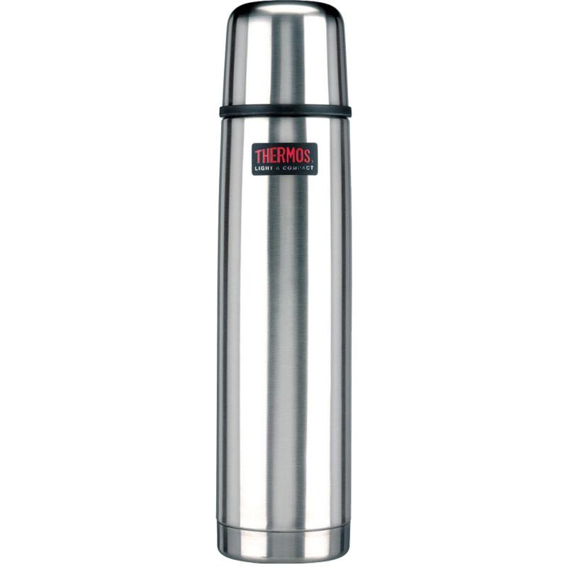 Thermos Light & Compact 1L termoflaske i klassisk hvit farge