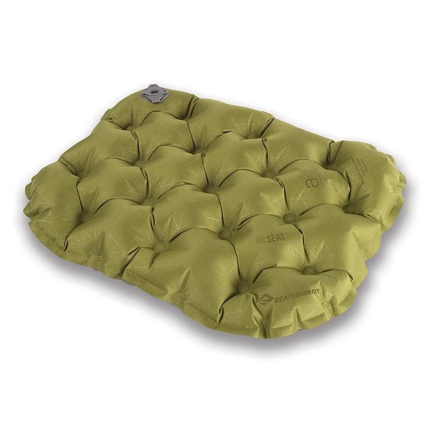 Sea to Summit Air Seat Olive oppblåsbart sitteunderlag i olivengrønn farge