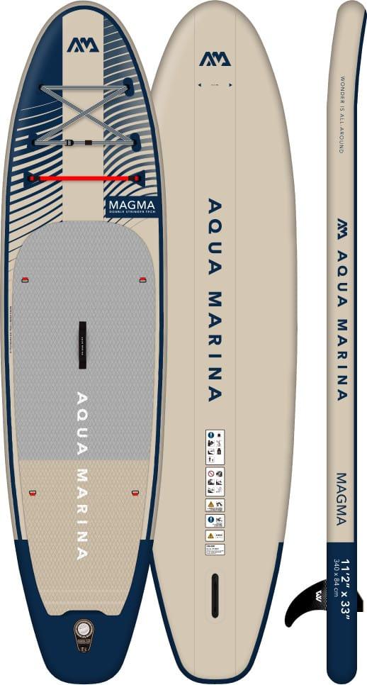 Aqua Marina Magma SUP premium oppblåsbart brett i perlevit